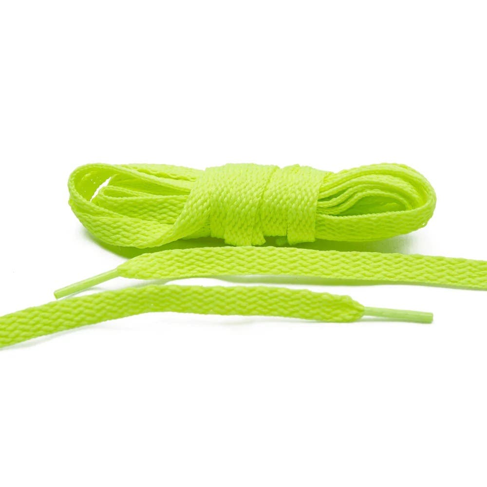 Neon green laces