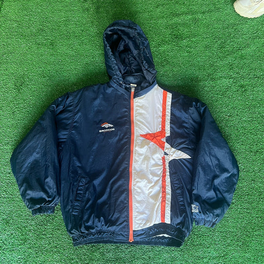 Denver Broncos Vintage Starter puffer Jacket 90s