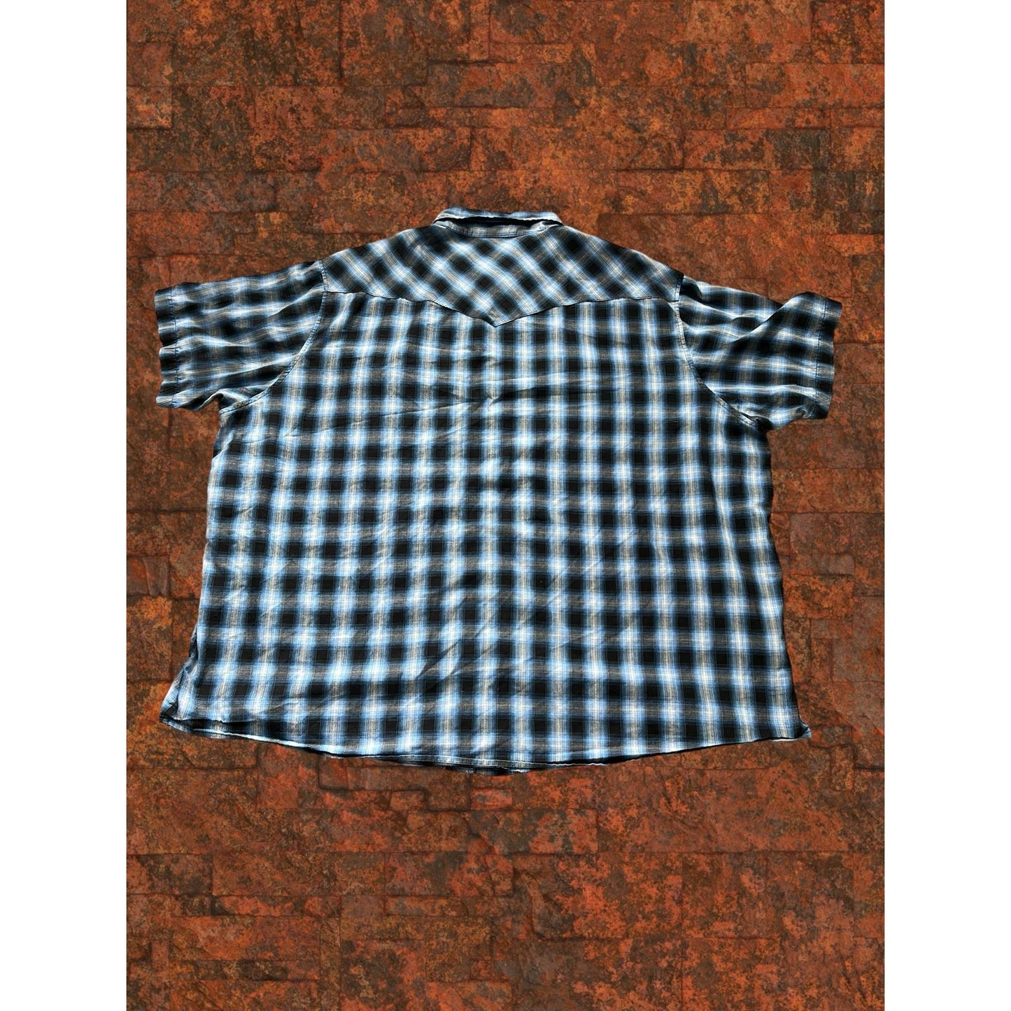 Wrangler Pearl Snap Casual Button Up Shirt