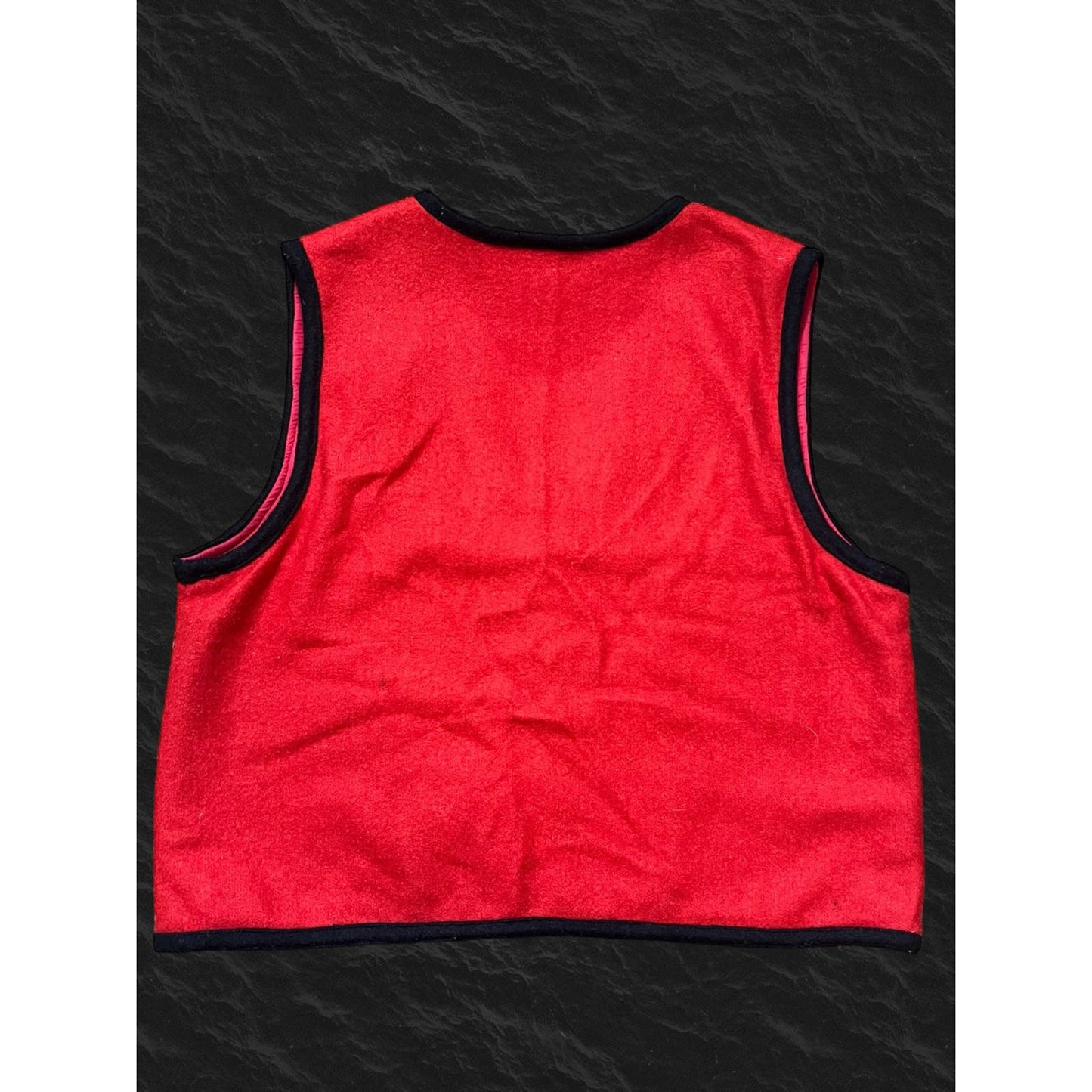 Vintage Red Wool Women’s vest new directions
